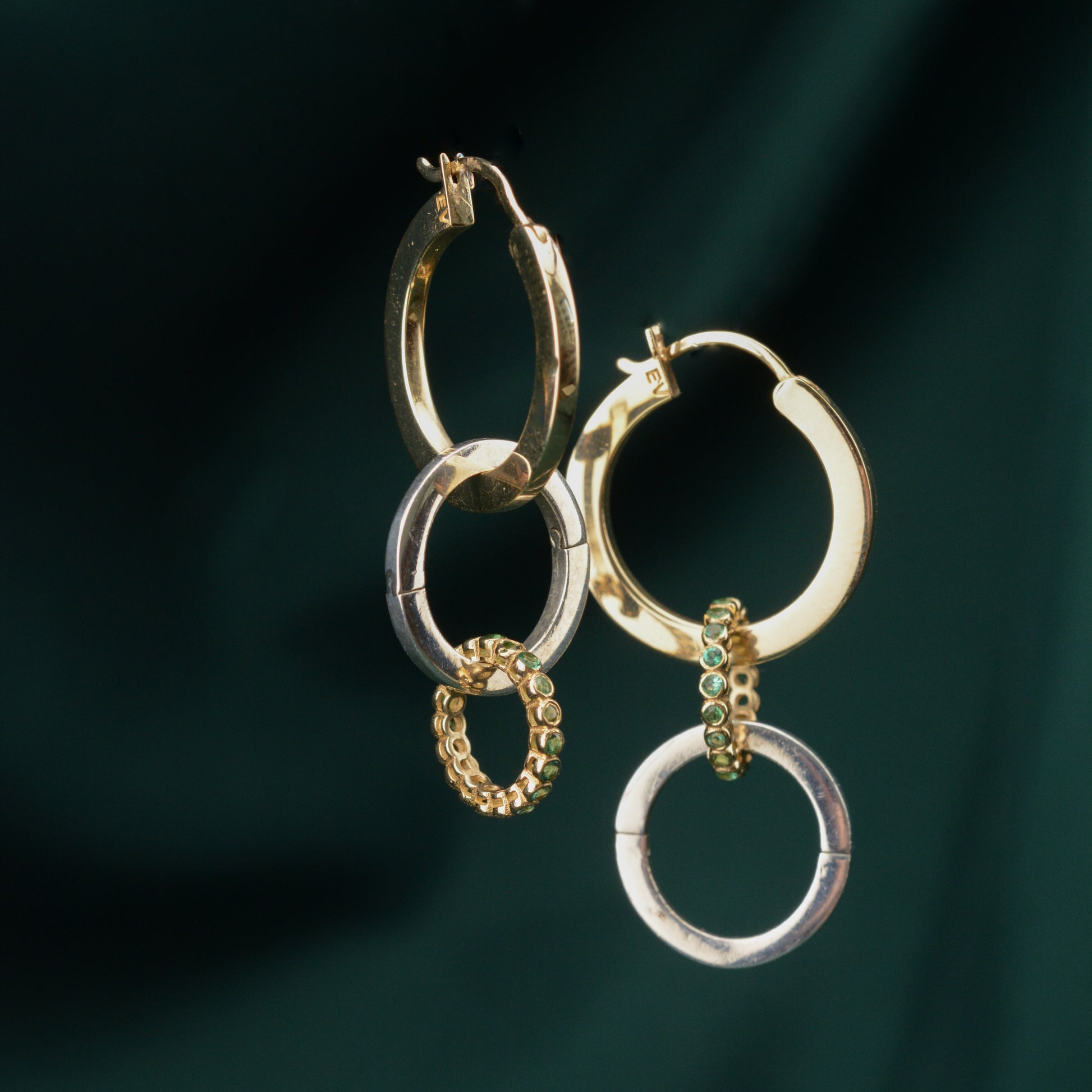 Ripple Earrings 360 View